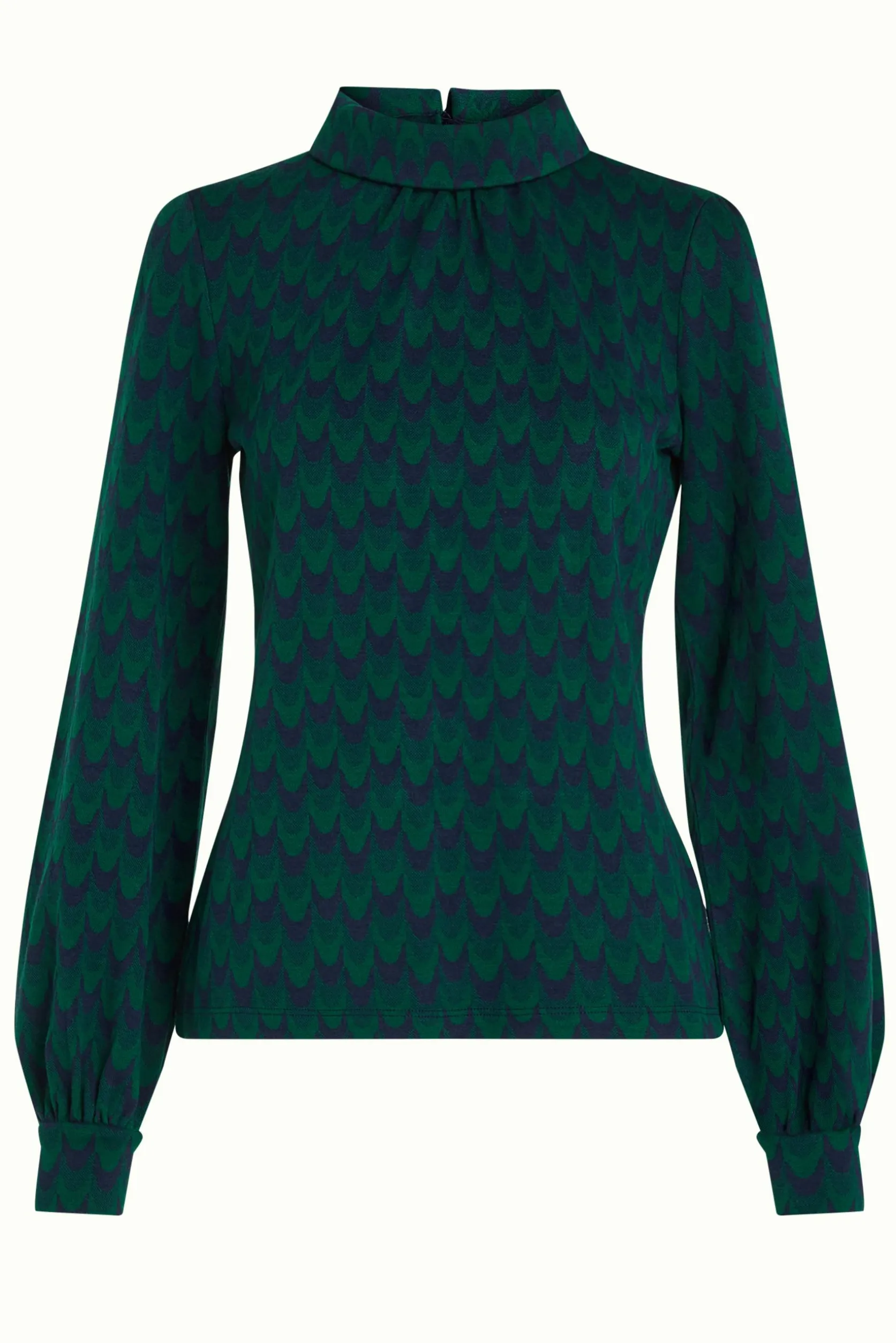 dita_top_bell_sleeve_duffy_jacquard_3.webp Dita Top Bell Sleeve Duffy Jacquard*King Louie Flash Sale