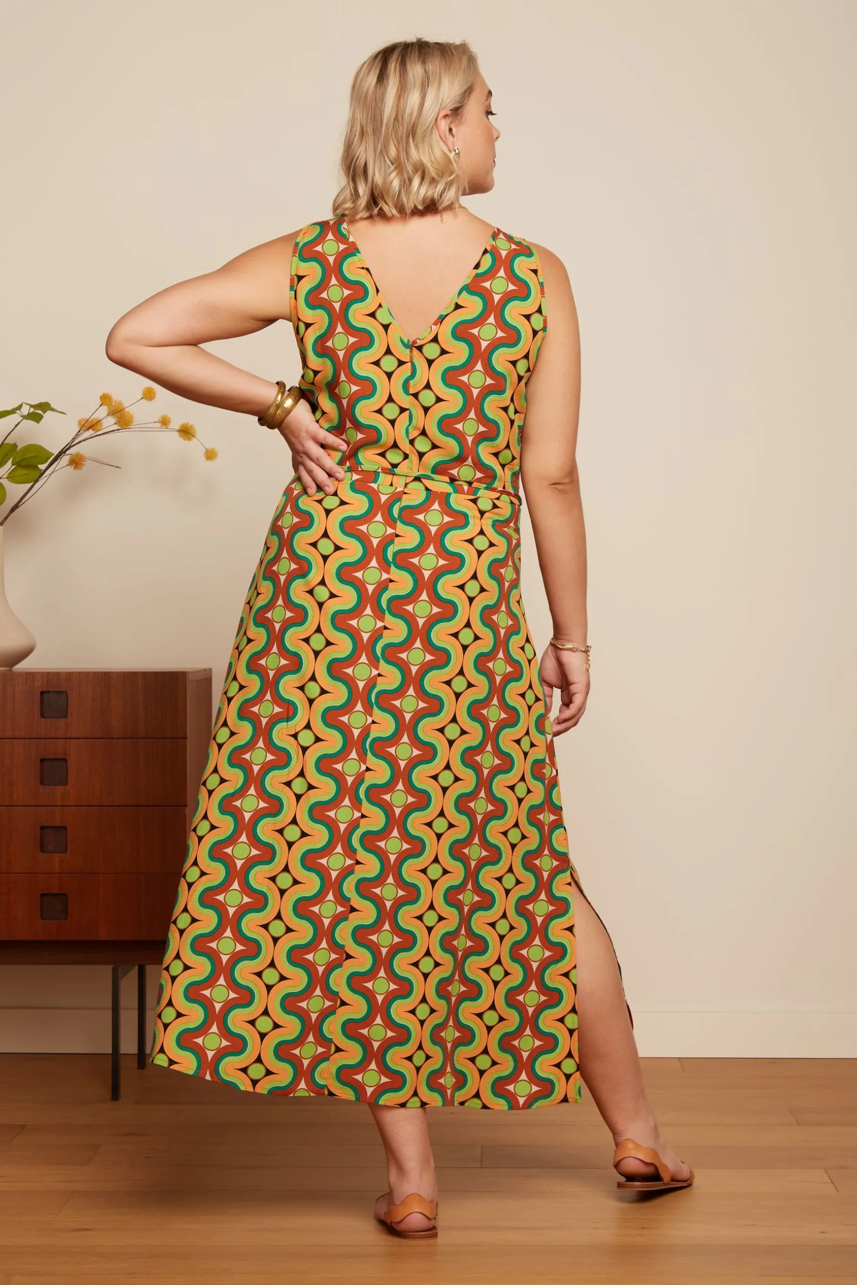 hazel_midi_dress_kizko_2.webp Hazel Midi Dress Kizko*King Louie Store