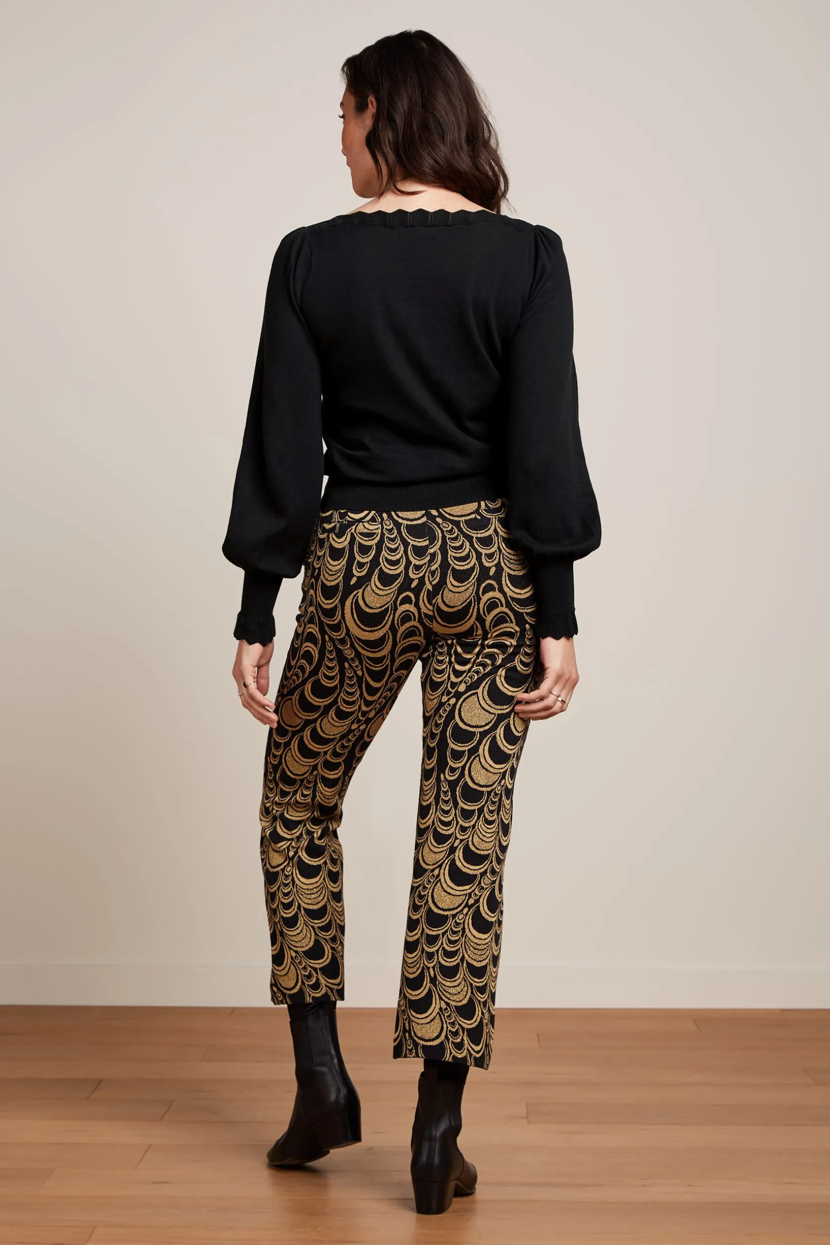 luz_cropped_pants_bobbin_jacquard_2.webp Luz Cropped Pants Bobbin Jacquard*King Louie Flash Sale