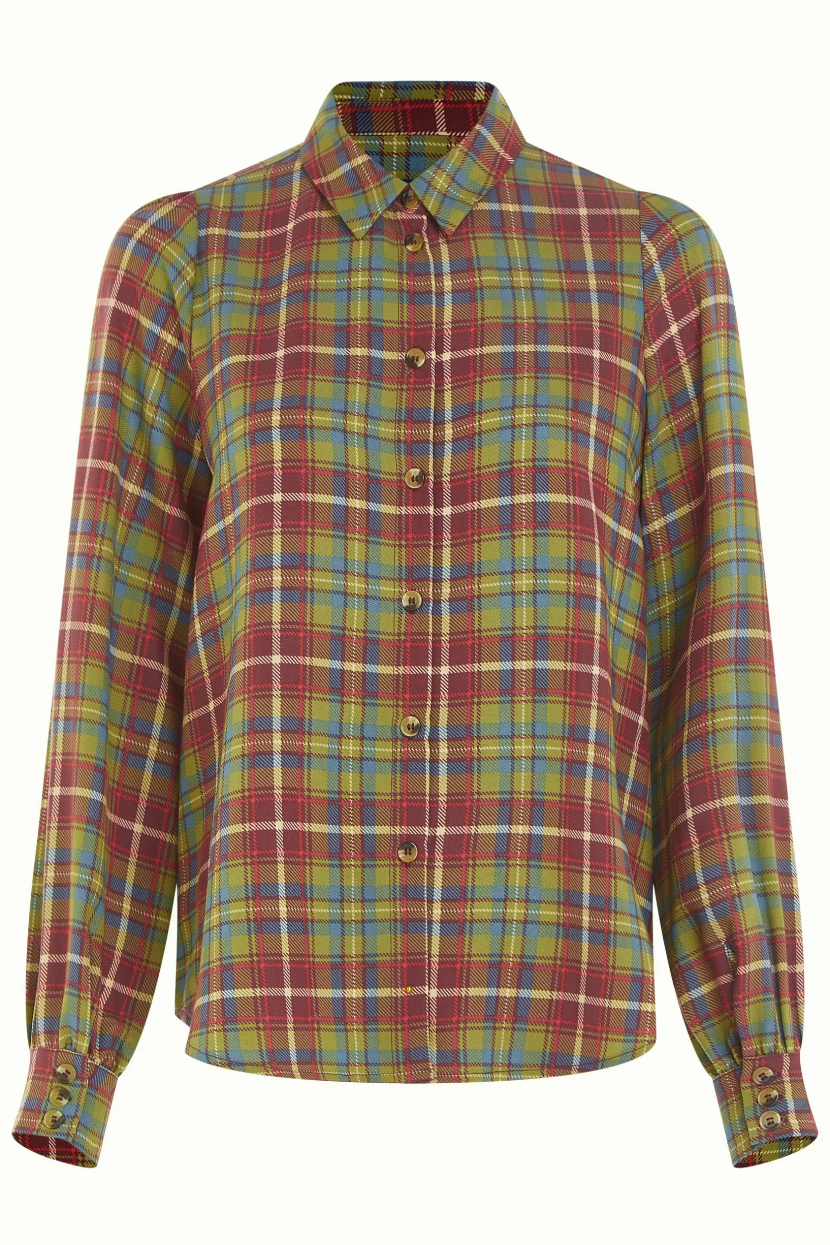 maisie_blouse_belmont_check_2.webp Maisie Blouse Belmont Check*King Louie Clearance