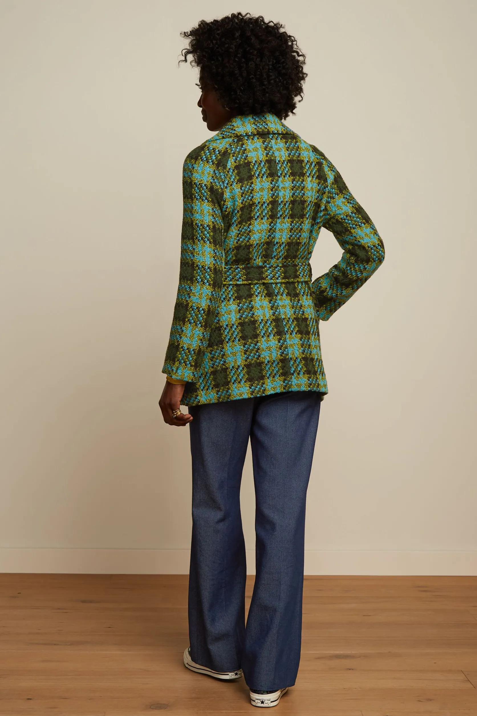 maura_short_coat_muller_check_2.webp Maura Short Coat Muller Check*King Louie Store