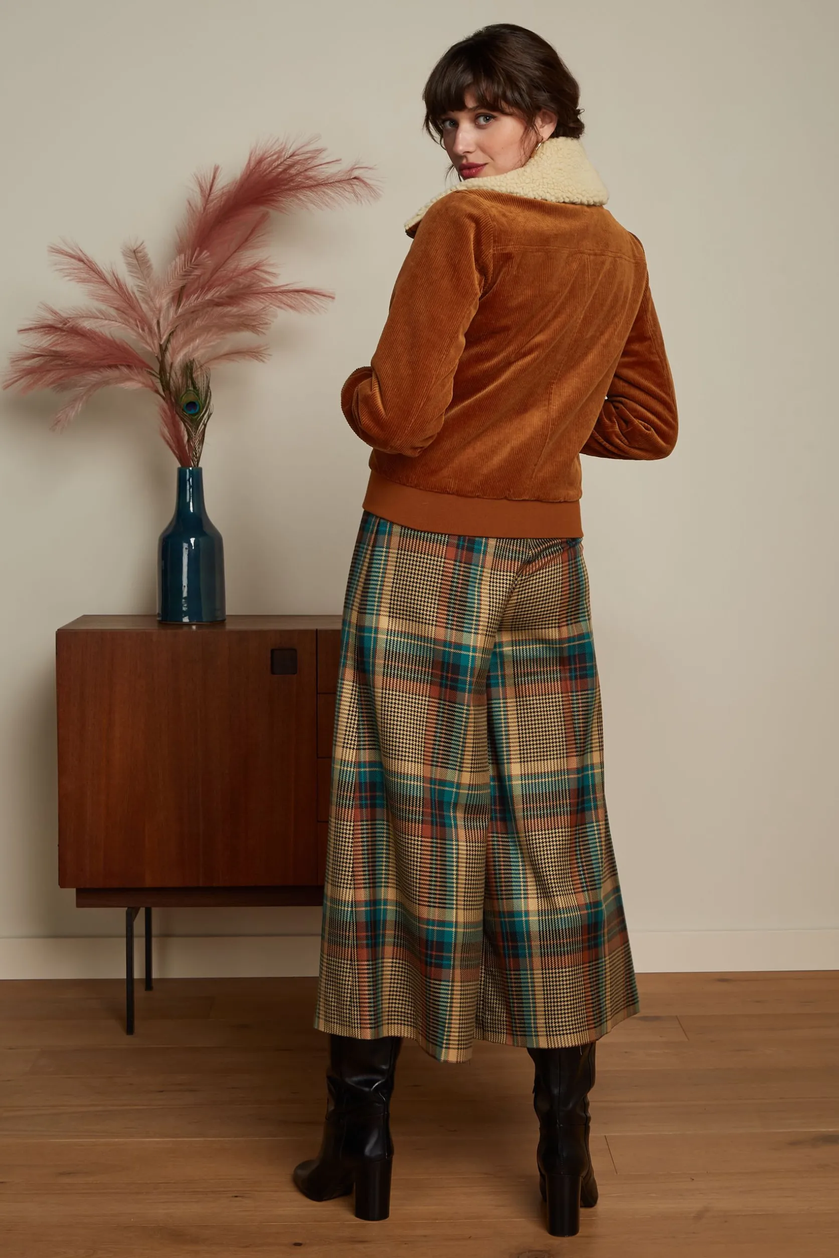pia_culotte_feathers_check_2.webp Pia Culotte Feathers Check*King Louie Cheap